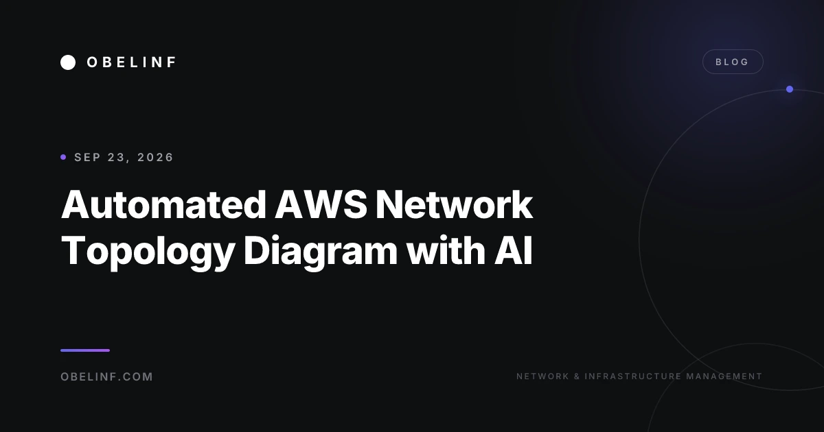 Automated AWS Network Topology Diagram with AI