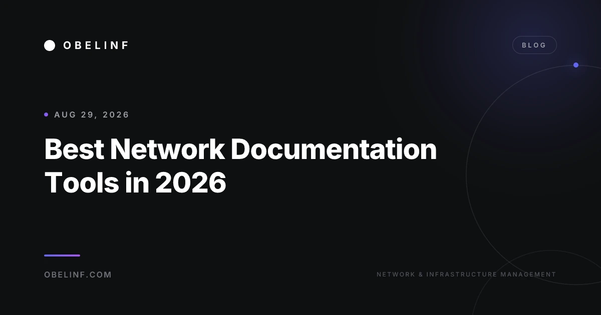 Best Network Documentation Tools in 2026
