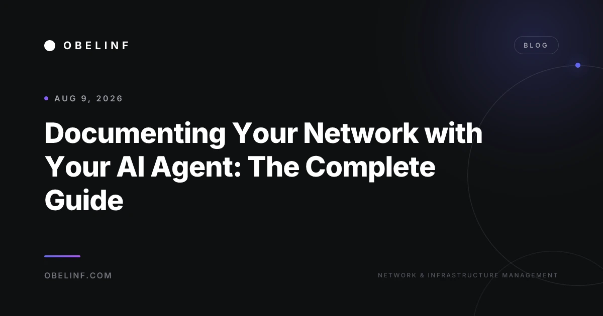 Documenting Your Network with Your AI Agent: The Complete Guide